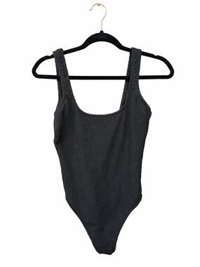 VICI Swimsuit 1pc Bathing Suit Black Gauzy Large swimwear beach